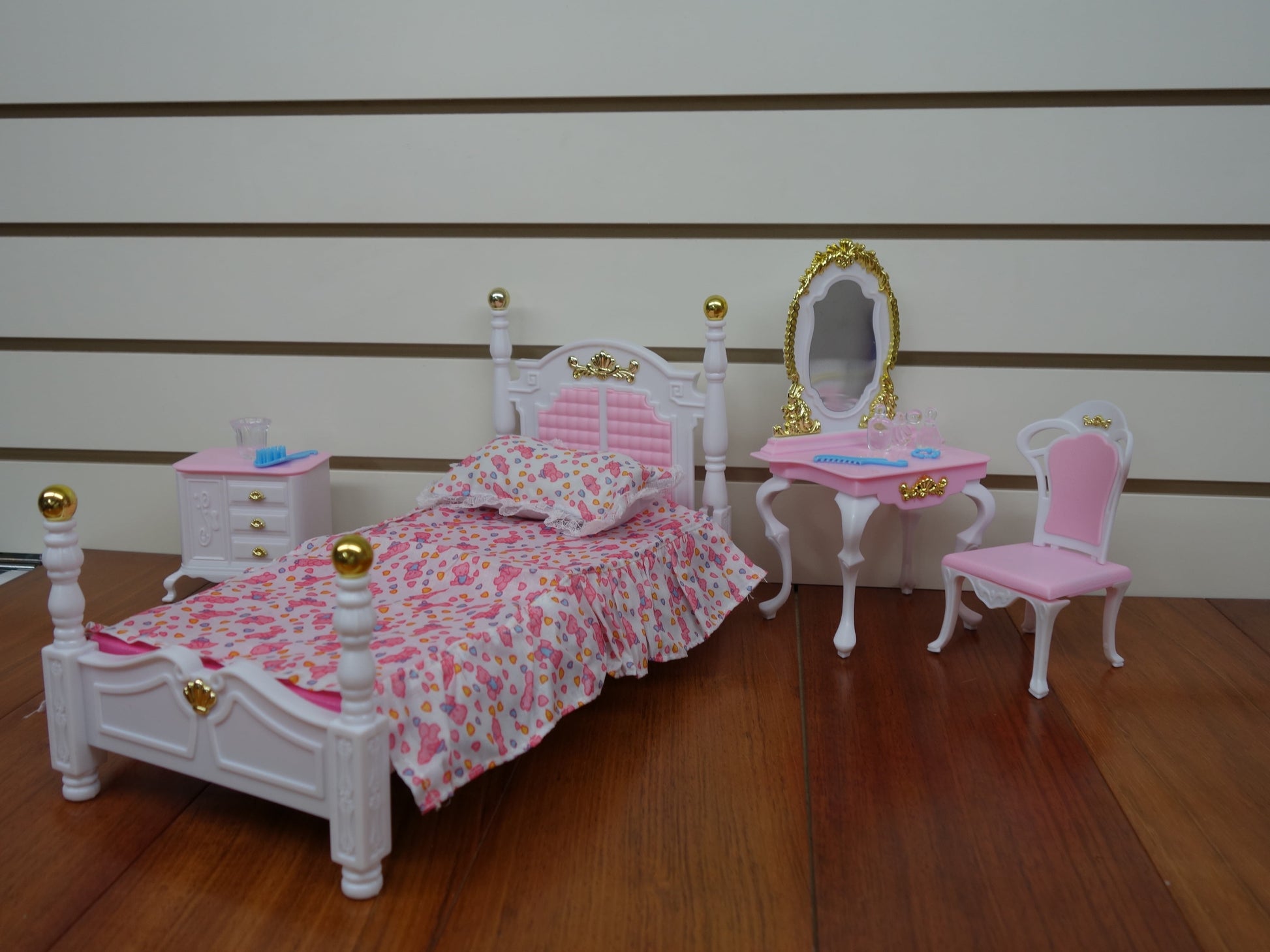 My Fancy Life Bedroom and Beauty Play Set Deluxe Dollhouse Furniture