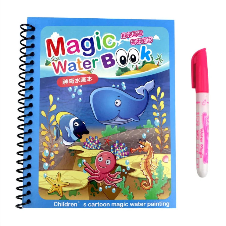 Water Drawing Coloring Book