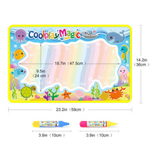 Animal Theme Rainbow Water Drawing Mat Set