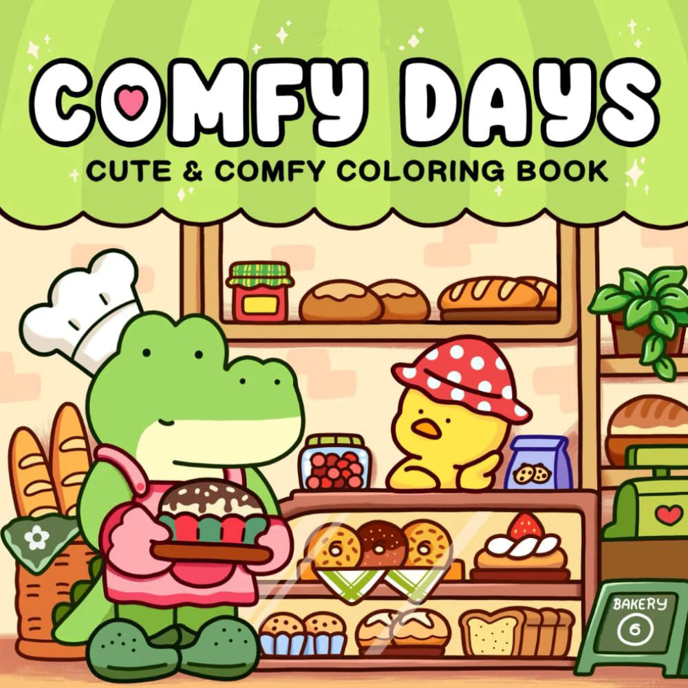 Cute and Comfy Coloring Book for Kids