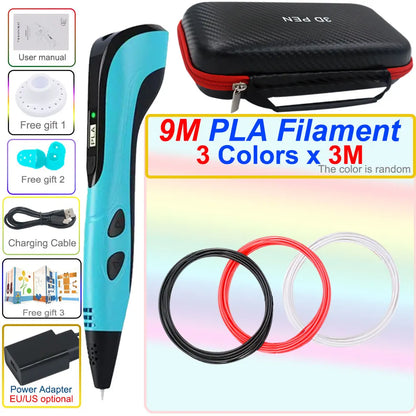 3D Printing Pen with LCD Display