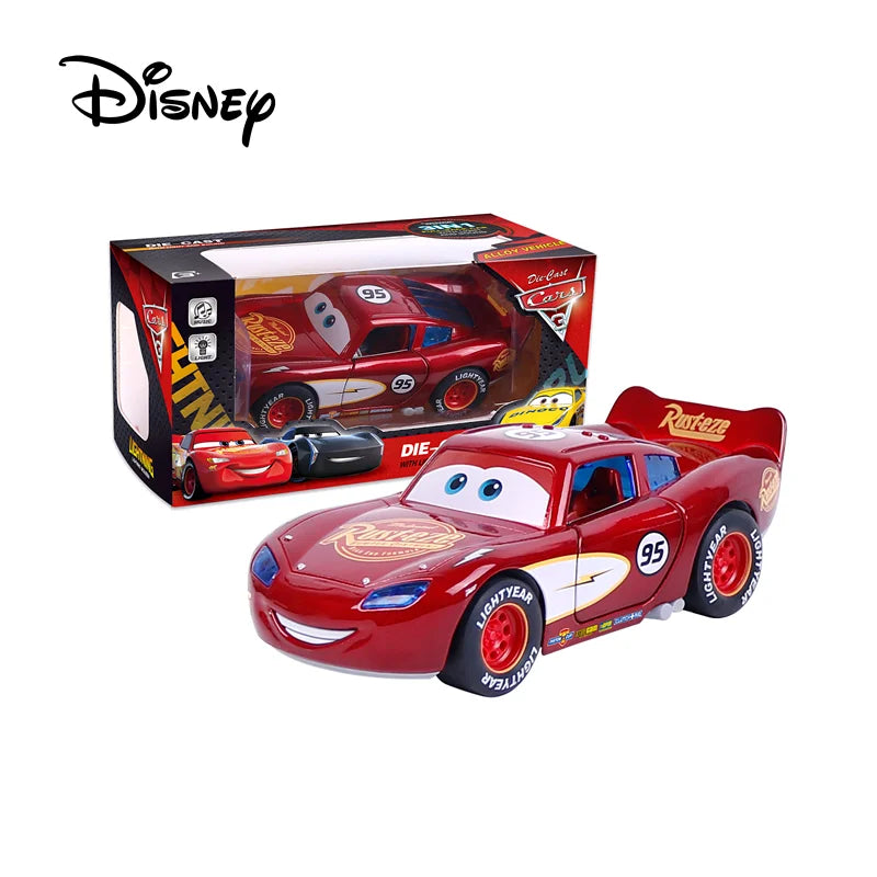 Disney Cars 3™ Lightning Mcqueen With Lights Inertial Pull-Back Car