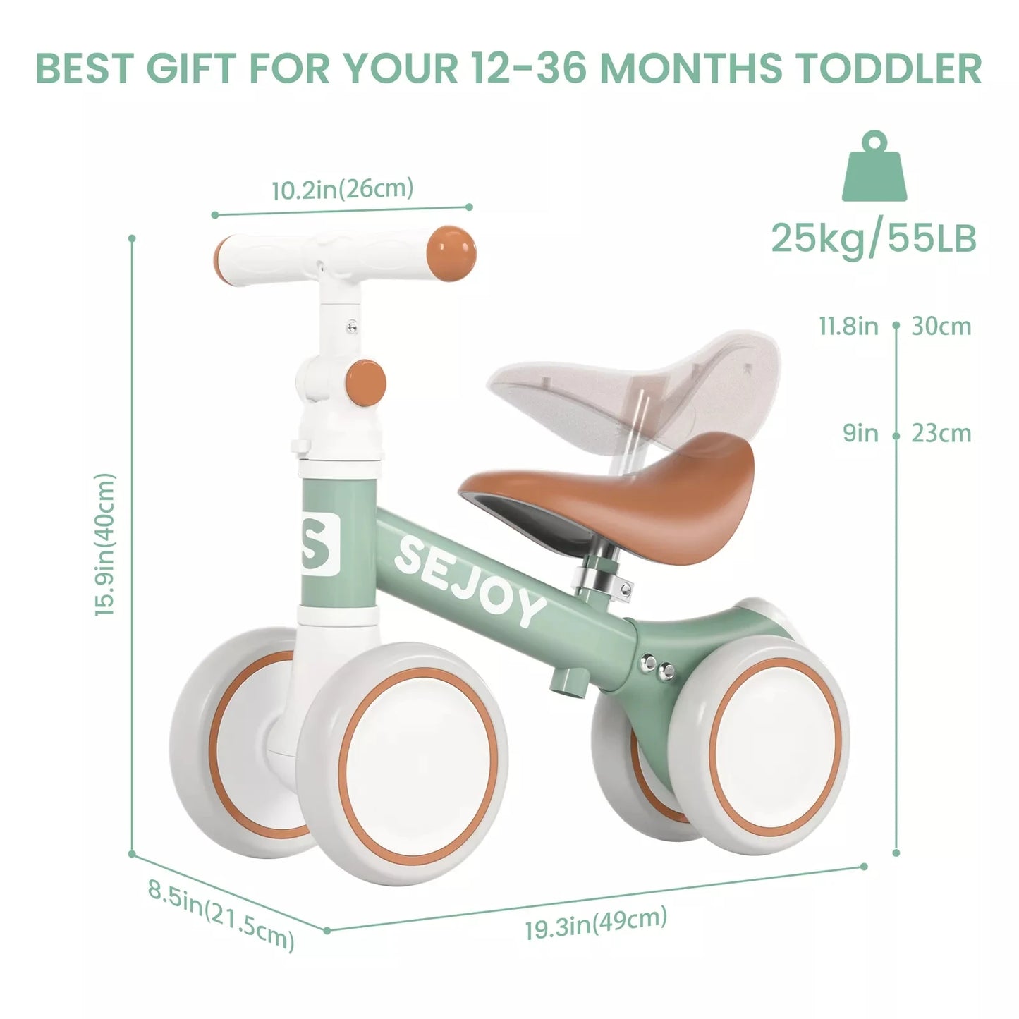 4 Wheeler Baby Balance Bike