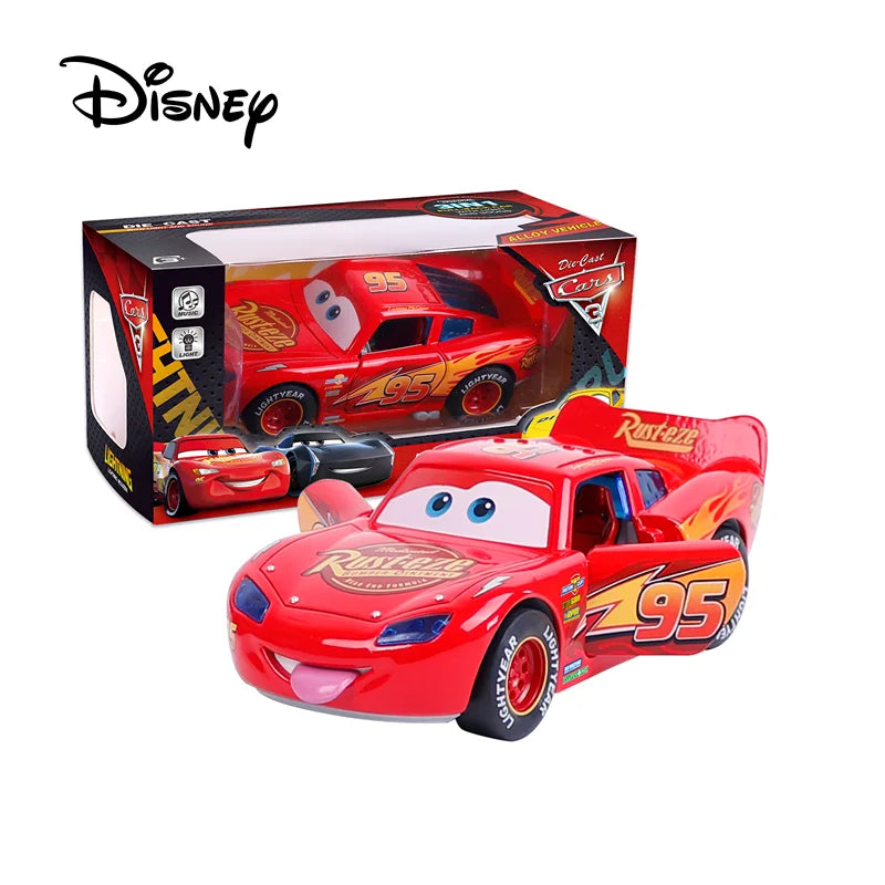 Disney Cars 3™ Lightning Mcqueen With Lights Inertial Pull-Back Car