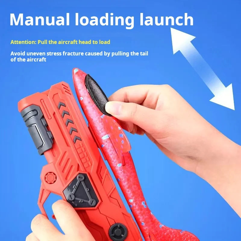 Foamy AirCraft Launcher Toy