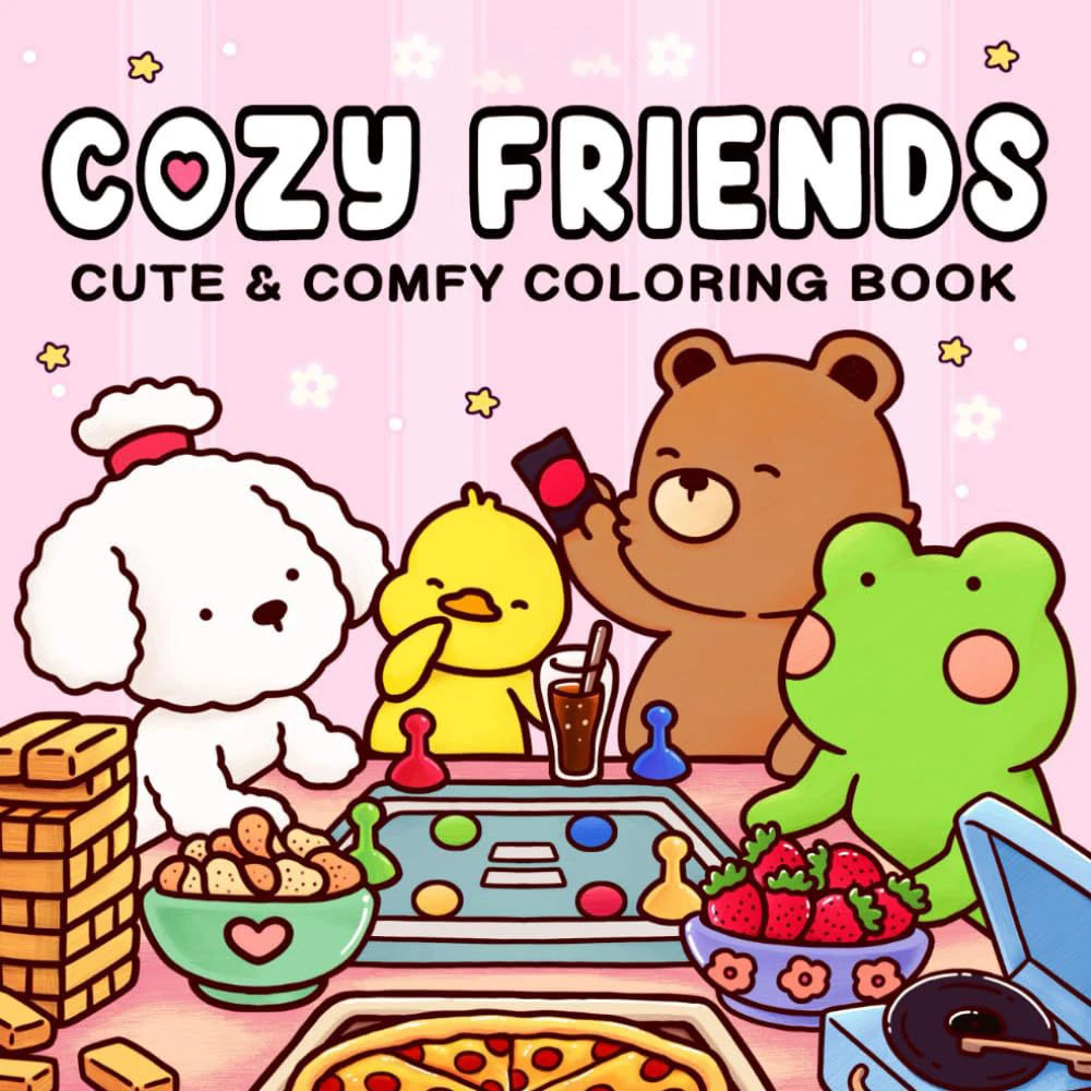 Cute and Comfy Coloring Book for Kids