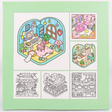 Little Corner Cute Comfy Coloring Book