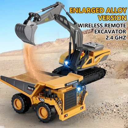 RC Excavator Dumper Car