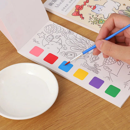 Children's Water colour Colouring Book