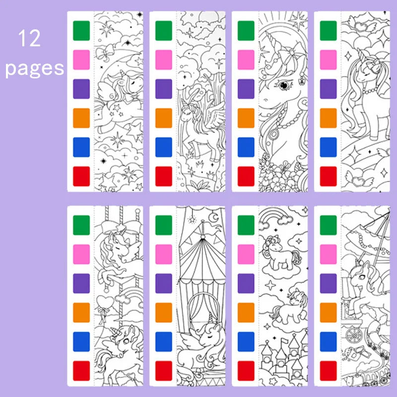 Children's Water colour Colouring Book