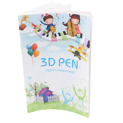 Reusable 3D Printing Pen Drawing Book (Pen Not Included)