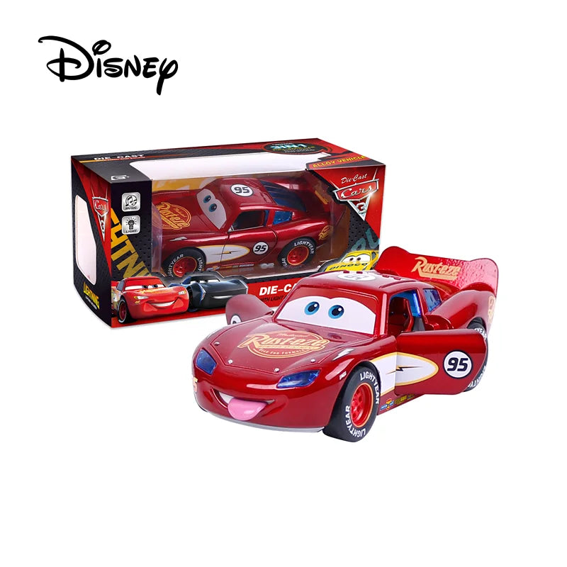 Disney Cars 3™ Lightning Mcqueen With Lights Inertial Pull-Back Car