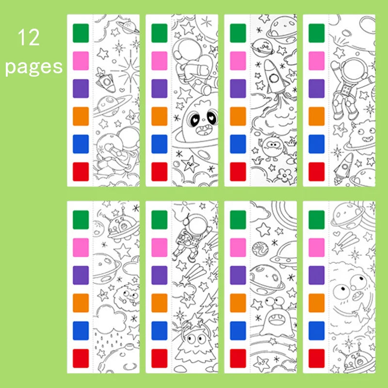 Children's Water colour Colouring Book