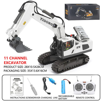 RC Excavator Dumper Car