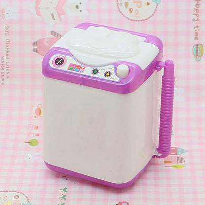 Original Washing Machine House for Dollhouse Furniture Miniatures Accessories Dolls Home Princess Parts Decorations Toy