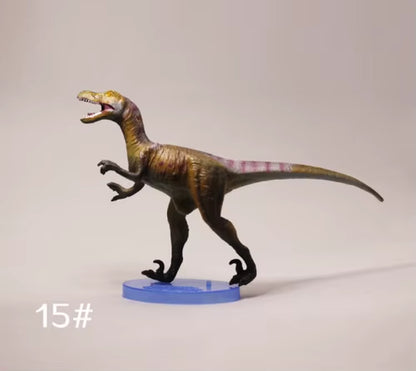 Wild Animal Dinosaur Model Ornaments Tyrannosaurus Rex Velociraptor Corythosaurus Miniature Decor Action Figures Figurine Toys