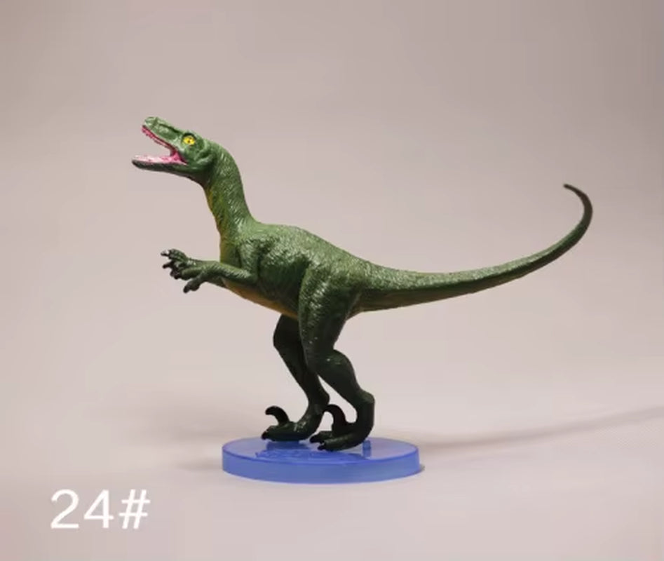 Wild Animal Dinosaur Model Ornaments Tyrannosaurus Rex Velociraptor Corythosaurus Miniature Decor Action Figures Figurine Toys