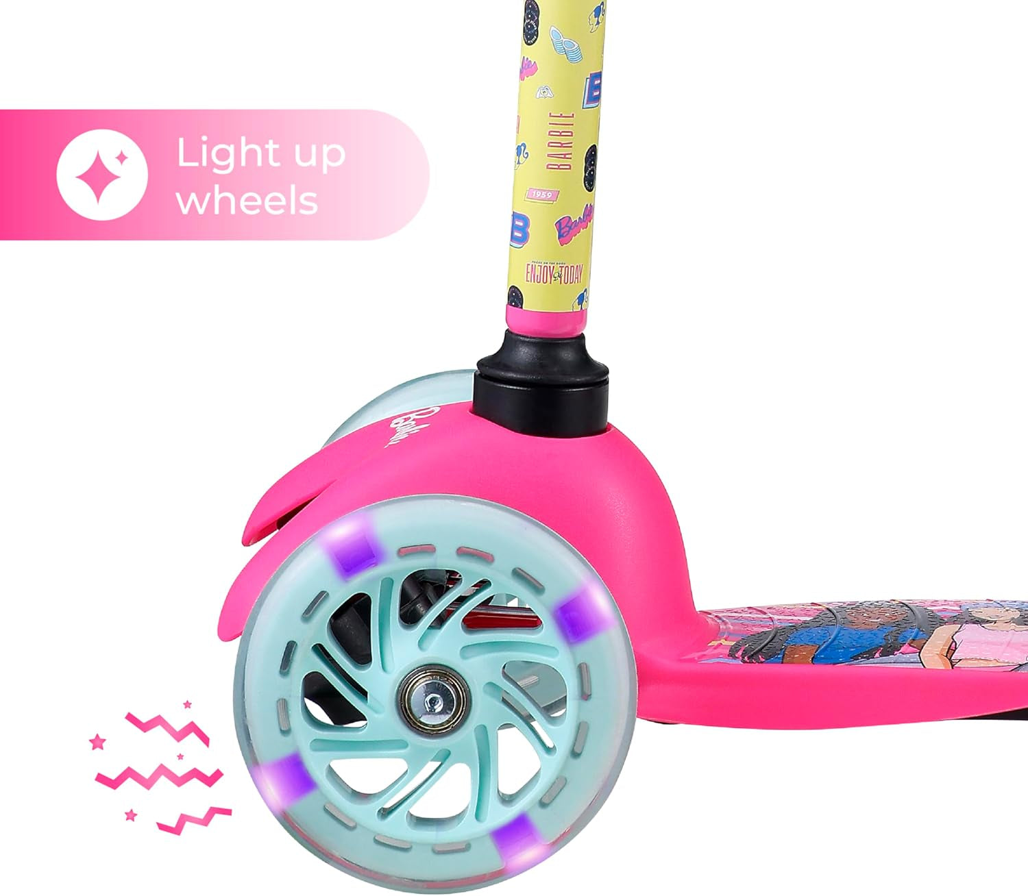 Scooter for Kids Ages 3-5 - Extra Wide Deck & Light up Wheels, Self Balancing Kids Toys for Boys & Girls, Choose Your Favorite Character